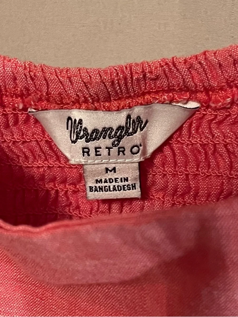 Wrangler Retro Tiered Sleeveless Red Sundress Size M - Picture 5 of 10